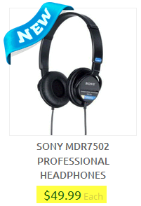 sony mdr 7502 headphones burbank