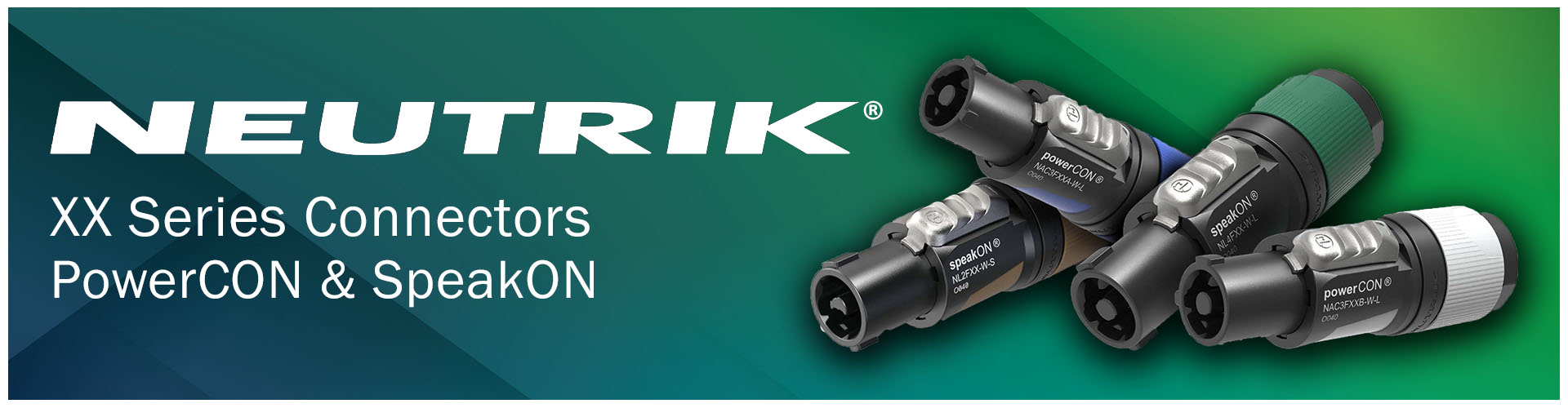 Neutrik XX Series SpeakON and PowerCON Connectors at Pacific Radio
