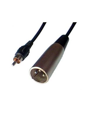 Calrad 10-143-5 Male XLR to RCA Male Plug (5 FT)