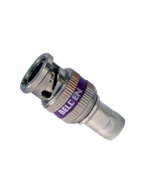 Belden 1855ABHD1 1-Piece 22-24 AWG BNC HD Compression Connector For 1855A (50 Pack)
