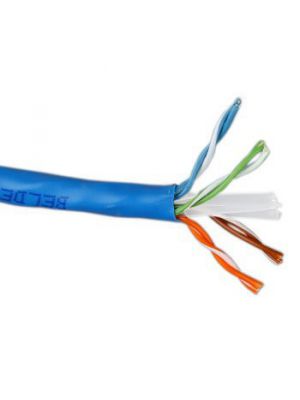 Belden 2412 Multi-Conductor Enhanced Cat 6 Nonbonded 4-Pair Cable - 23 AWG (by the foot) - Blue