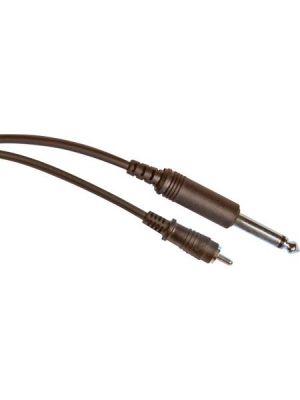 Mogami 3001 Audio Cable RCA Male to 1/4 Inch Male, Black  - 1 Foot 