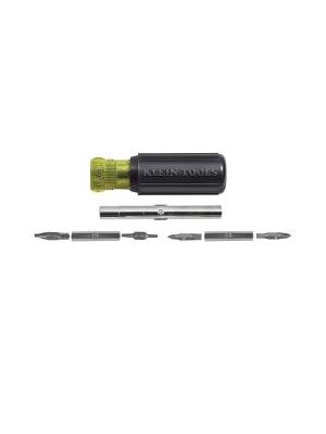 Klein Tools 32505 11-in-1 Screwdriver with Combo Screw Tips
