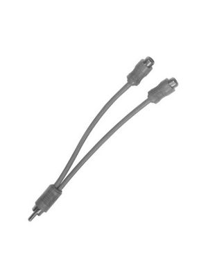 Calrad 35-525 Hi-Res RCA Male to Dual RCA Female Y-Cable (6 IN)