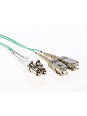 Cleerline 3DOM3LCSC03M LC-SC 3.0mm Riser OM3 Patch Cable (3M)