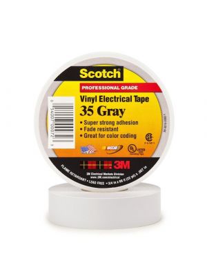 3M 35-3/4 Scotch Brand Vinyl Electrical Tape Gray