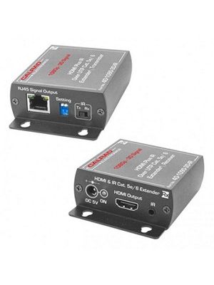 Calrad 40-1090-3D-IR HDMI Plus IR Balun Over Single Cat5e/ Cat6 Cable (Pair)