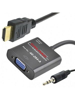 Calrad 40-284A HDMI to VGA Video and Audio Converter Cable