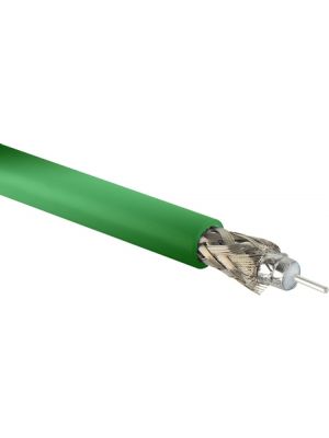 Belden 4505R 12G-SDI 4K Ultra-High-Definition Green Coax Cable - 20 AWG (1000 FT Roll)
