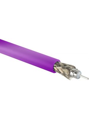 Belden 4505R 12G-SDI 4K Ultra-High-Definition Violet Coax Cable - 20 AWG (1000 FT Roll) 