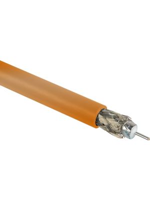 Belden 4694R 12G-SDI 4K Ultra-High-Definition Orange Coax Cable - 18 AWG (1000 FT Roll)