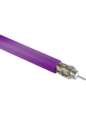 Belden 4694R 12G-SDI 4K Ultra-High-Definition Violet Coax Cable - 18 AWG (1000 FT Roll)