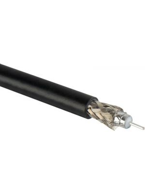 Belden 4694R 12G-SDI 4K Ultra-High-Definition Black Coax Cable - 18 AWG
