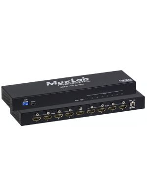 Muxlab 500427 HDMI 1x8 Splitter, 4K/60