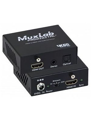 Muxlab 500436 HDMI to HDMI with Audio Extraction, 4K/60