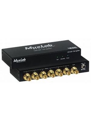 Muxlab 500718 12G-SDI 1x6 Splitter, 4K/60