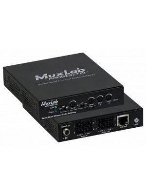 Muxlab 500765 Dante/Quad Channel Audio PoE Gateway