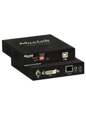 Muxlab 500771-TX KVM DVI over IP PoE Transmitter