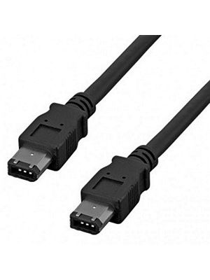 Calrad 72-122-10 6-Pin Male Firewire Cable (10FT)