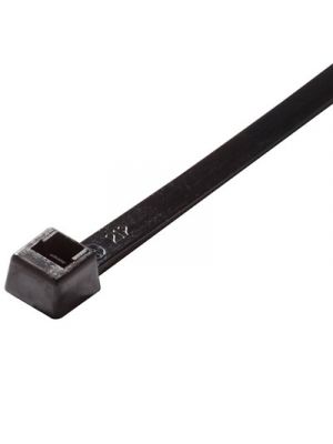 PacPro AR-07-50-0-C Standard Cable Ties, 50 lb, 7 inch, UV Black (100 Pack)