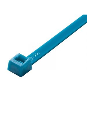 PacPro AR-11-50-15-C Standard Cable Ties, 50 lb, 11 inch, Fluorescent Blue Nylon (100 Pack)