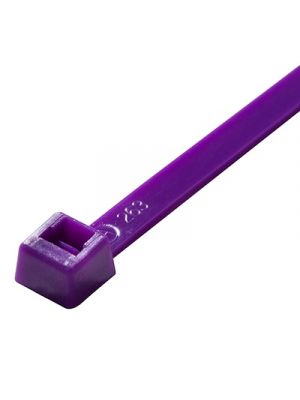PacPro AR-11-50-7-C Standard Cable Ties, 50 lb, 11 inch, Violet Nylon (100 Pack)