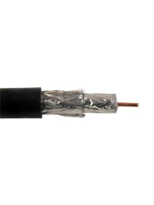 Belden 1189-U1K 3 Gig RG6 Quad Shield Coaxial Cable - 18 AWG (Black) (by the foot)