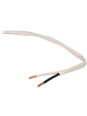 Belden 6000UE 12 AWG 2C Cable Plenum Rated In-Wall Speaker Wire - White (1000 Foot Roll)