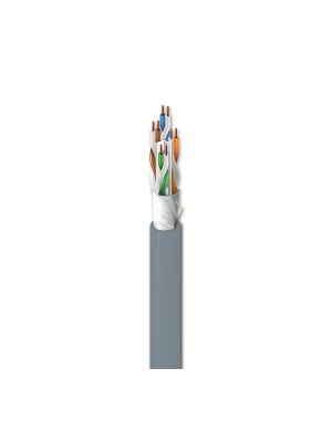 Belden 10GXW13 Category 6A Cable, 4 Pair, U/UTP, CMP, 23 AWG (Gray)
