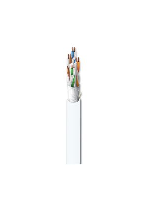 Belden 10GXW12 Category 6A Cable, 4 Pair, U/UTP, CMR, 23 AWG (White)