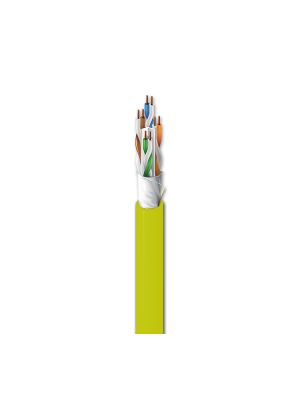 Belden 10GXW13 Category 6A Cable, 4 Pair, U/UTP, CMP, 23 AWG (Yellow)