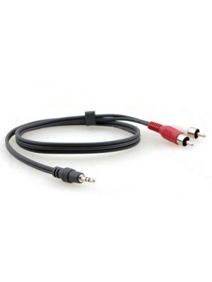 Kramer C-A35M/2RAM-6 3.5mm to 2 RCA Breakout Cable (6 FT)