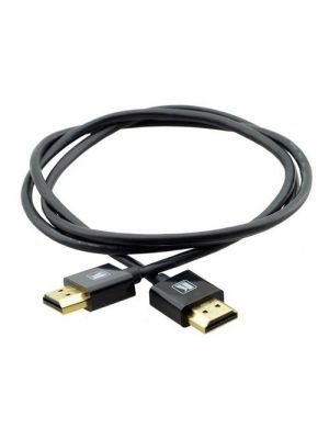 Kramer C-HM/HM/PICO/BK-6 Ultra-Slim Flexible High-Speed HDMI Cable with Ethernet (6 FT)