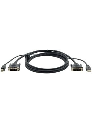Kramer C–KVM/1–6 KVM Cable DVI–D Single–Link and USB (A–B) (6 FT)