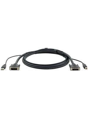Kramer C–KVM/2–6 KVM Cable DVI–D Dual–Link and USB (A–B) (6 FT)