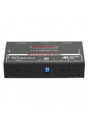 Calrad 40-1063-HS-4 1 x 4 HDMI Splitter, 4K Ultra HD