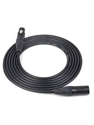 Canare EC050F Star Quad Black XLR M/F Microphone Cable (50 FT)