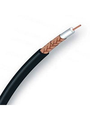 Canare L-4.5CHWS Extra Flexible RG6 Stranded HD-SDI Black Coaxial Cable - 18 AWG