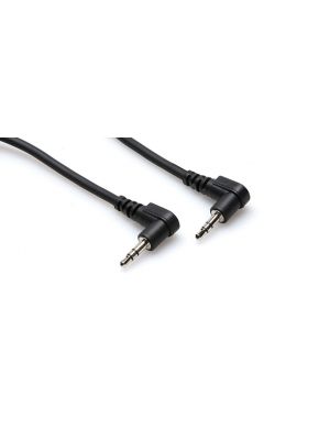 Hosa CMM-105RR Molded Right-Angle 3.5mm Stereo Interconnect Audio Cable (5 FT)