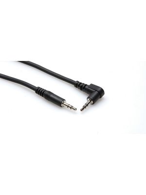 Hosa CMM-105R 3.5mm Stereo to Right Angle Stereo Interconnect Audio Cable (5 FT)