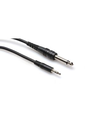 Hosa CMP-110 3.5mm to 1/4 Inch Mono Interconnect Audio Cable (10 FT)