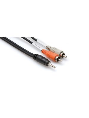 Hosa CMR-210 3.5mm Stereo to Dual RCA Mono Audio Cable (10 FT)
