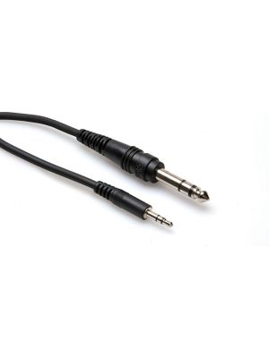 Hosa CMS-110 3.5mm Stereo Male to 1/4 Inch Stereo Audio Cable (10 FT)