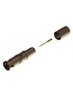 Coax Connectors Ltd 67-005-B66-FC Micro BNC Straight Crimp Plug 75 ohm (12Ghz) For Belden 4694R/F