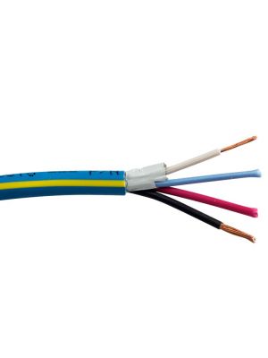 SCP Crest-1-P 2-Conductor 22AWG Data & 2-Conductor 18AWG Power Crestron Plenum Control Cable (1000 FT Roll) 