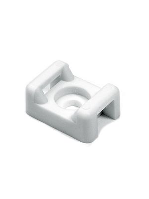 HellermannTyton CTM110C2 White Cable Tie Mount (100 Pack)