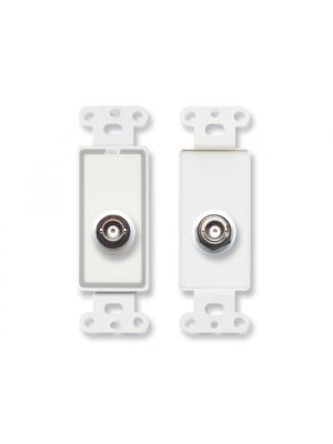Radio Design Labs D-BNC/D Insulated Double BNC Jack on Decora® Wall Plate