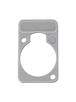Neutrik DSS-GY D-Series Grey Lettering Plate
