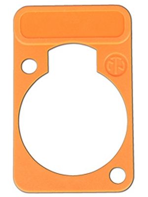 Neutrik DSS-OR D-Series Orange Lettering Plate