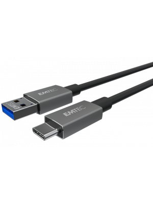 EMTEC ECCHAT700TCU3 T700 USB-A to Type-C 3.1 Gen2 Cable (3 FT)